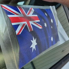 Load image into Gallery viewer, Australian flag decal on a car window