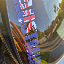 Load image into Gallery viewer, Reflective surface with 'AUSTRALIA' text featuring the Union Jack design.