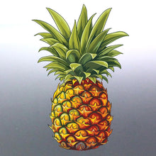 Load image into Gallery viewer, Pineapple decal on a door
