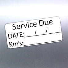 Load image into Gallery viewer, Service Due & Maintenance Stickers | Workshop Labels - Stick-Dat
