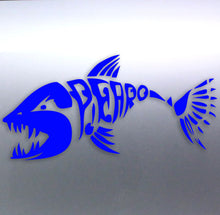 Load image into Gallery viewer, Spearo Skeleton Fish Sticker – Vinyl Cut Spearfishing Decal | Aussie Made in 16 Colours