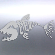 Load image into Gallery viewer, Spearfishing Skeleton Fish Design Grey