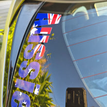 Load image into Gallery viewer, Reflective surface with 'Aussie' text and Australian flag, showing a garden reflection.