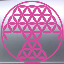 Load image into Gallery viewer, Tree Of Life Pink geometric design on a reflective surface