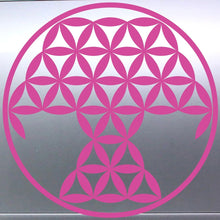 Load image into Gallery viewer, Tree Of Life Pink geometric design on a reflective surface