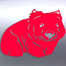 Load image into Gallery viewer, Wombat cute Red decal