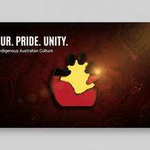 Load image into Gallery viewer, Aboriginal Fist Flag Hero Banner