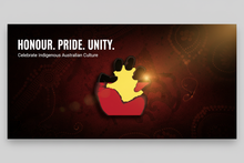 Load image into Gallery viewer, Aboriginal Fist Flag Hero Banner