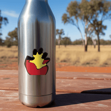 Load image into Gallery viewer, Aboriginal Fist on Water Bottle