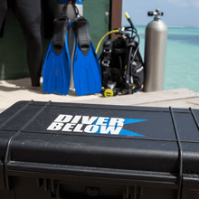 Load image into Gallery viewer, Alpha Flag on dive gear
