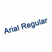 Load image into Gallery viewer, Arial Regular – Blue