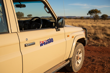 Load image into Gallery viewer, Aussie sticker on 4x4 door panel