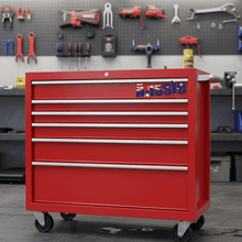 Load image into Gallery viewer, Aussie sticker on workshop toolbox