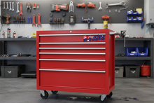 Load image into Gallery viewer, Aussie sticker on workshop toolbox