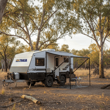 Load image into Gallery viewer, Australia sticker on caravan