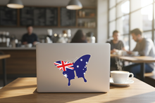Load image into Gallery viewer, Australian Butterfly on Laptop