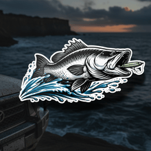 Load image into Gallery viewer, Barra Fishing Boat Decal Hero Image