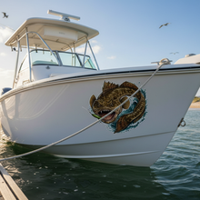 Load image into Gallery viewer, Boat Application flathead fish sticker