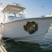 Load image into Gallery viewer, Boat Application flathead fish sticker