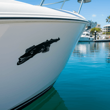 Load image into Gallery viewer, Boat Hull flathead decal silhouette