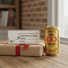 Load image into Gallery viewer, Booby sticker pack as gag gift with beer