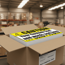 Load image into Gallery viewer, Caution Sign Bulk Shipping