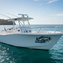 Load image into Gallery viewer, Centre Console Bow Side barramundi sticker