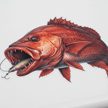 Load image into Gallery viewer, mangrove jack decal Close-up Detail
