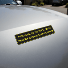Load image into Gallery viewer, Close-up of waterproof remote start vinyl