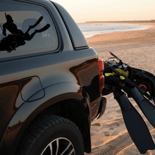 Load image into Gallery viewer, Cod Fish Sticker on Black 4x4