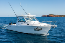 Load image into Gallery viewer, Cuddy Cabin Bow Side with a barramundi sticker