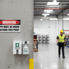 Load image into Gallery viewer, Custom Warning Signs PPE Warehouse