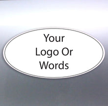 Load image into Gallery viewer, 50 Custom designed sticker Your Text Words logo Australian made free post