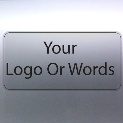 100 Versatile 15x75mm Clean Vinyl Sticker - Perfect for Logos, Name Tags, and More | Stick-Dat