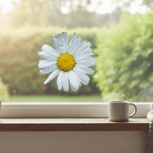 Load image into Gallery viewer, Daisy Sticker on Window