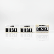 Load image into Gallery viewer, Diesel sticker bulk packs 1 10 100