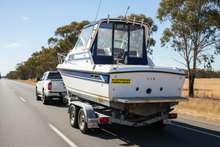 Load image into Gallery viewer, Do Not Overtake on Boat Trailer