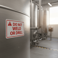 Load image into Gallery viewer, Do Not Weld or Drill – Stainless Tank