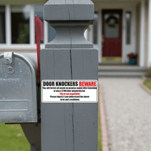 Load image into Gallery viewer, Door Knockers on Mailbox