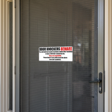 Load image into Gallery viewer, Door Knockers on Screen Door