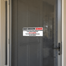 Load image into Gallery viewer, Door Knockers on Screen Door
