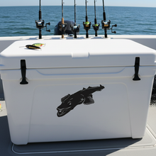 Load image into Gallery viewer, Esky Boat Deck flathead decal silhouette