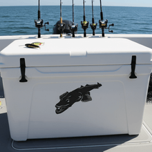 Load image into Gallery viewer, Esky Boat Deck flathead decal silhouette