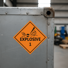 Load image into Gallery viewer, Explosive on storage container