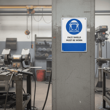 Load image into Gallery viewer, Face Shield in welding area