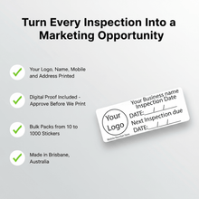 Load image into Gallery viewer, Feature benefit infographic logo name mobile address proof Brisbane made