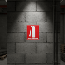 Load image into Gallery viewer, Fire Extinguisher Sticker – Industrial Door