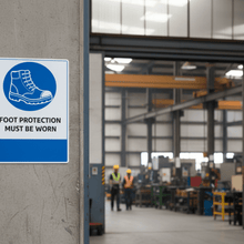 Load image into Gallery viewer, Foot Protection at workshop entrance