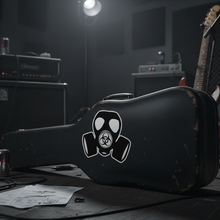 Load image into Gallery viewer, Gas Mask Hazard on Guitar Gear