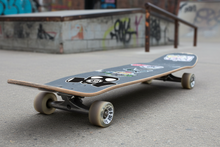 Load image into Gallery viewer, Gas Mask Hazard on Longboard